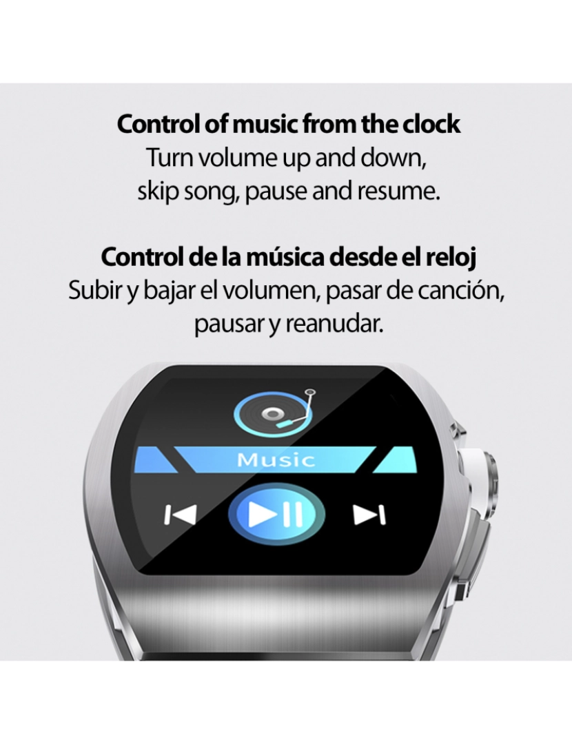 imagem de DAM. Smartwatch M11 com tensão, monitor cardíaco, 10 modos multiesportivos.6