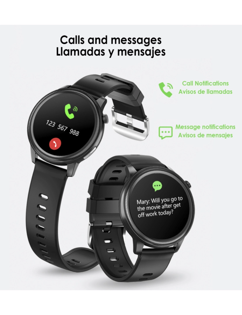 imagem de DAM. Smartwatch S31 com pulseira de aço, termômetro corporal, monitor de pressão arterial e oxigênio. 7 modos esportivos. Notificações de tela.6