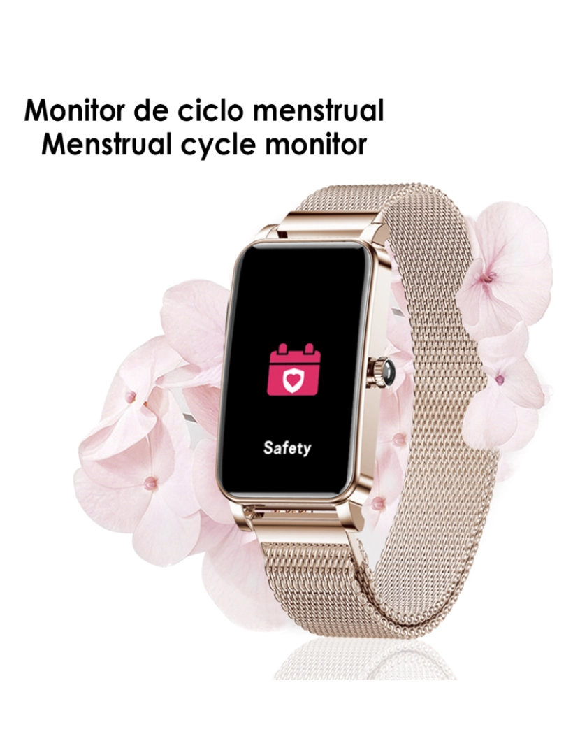 imagem de DAM. Smartwatch esportivo especial para mulheres ZX19. 12 modos esportivos, monitor cardíaco, O2 no sangue e pressão arterial.3