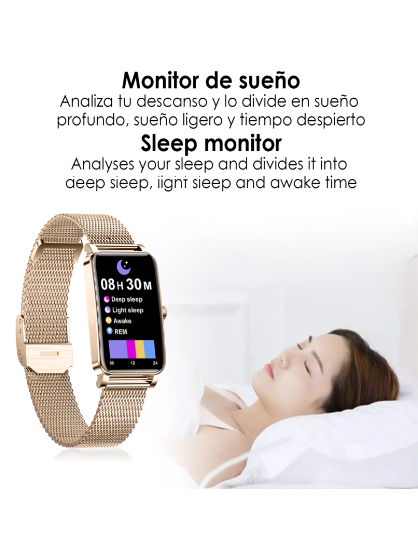 imagem de DAM. Smartwatch esportivo especial para mulheres ZX19. 12 modos esportivos, monitor cardíaco, O2 no sangue e pressão arterial.5