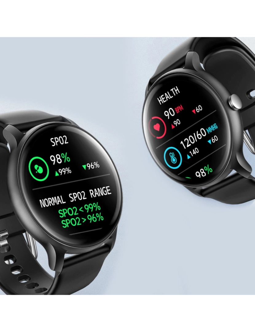 imagem de DAM. Smartwatch T59 com termômetro corporal. Monitor cardíaco, pressão arterial e oxigênio. modalidades esportivas.3
