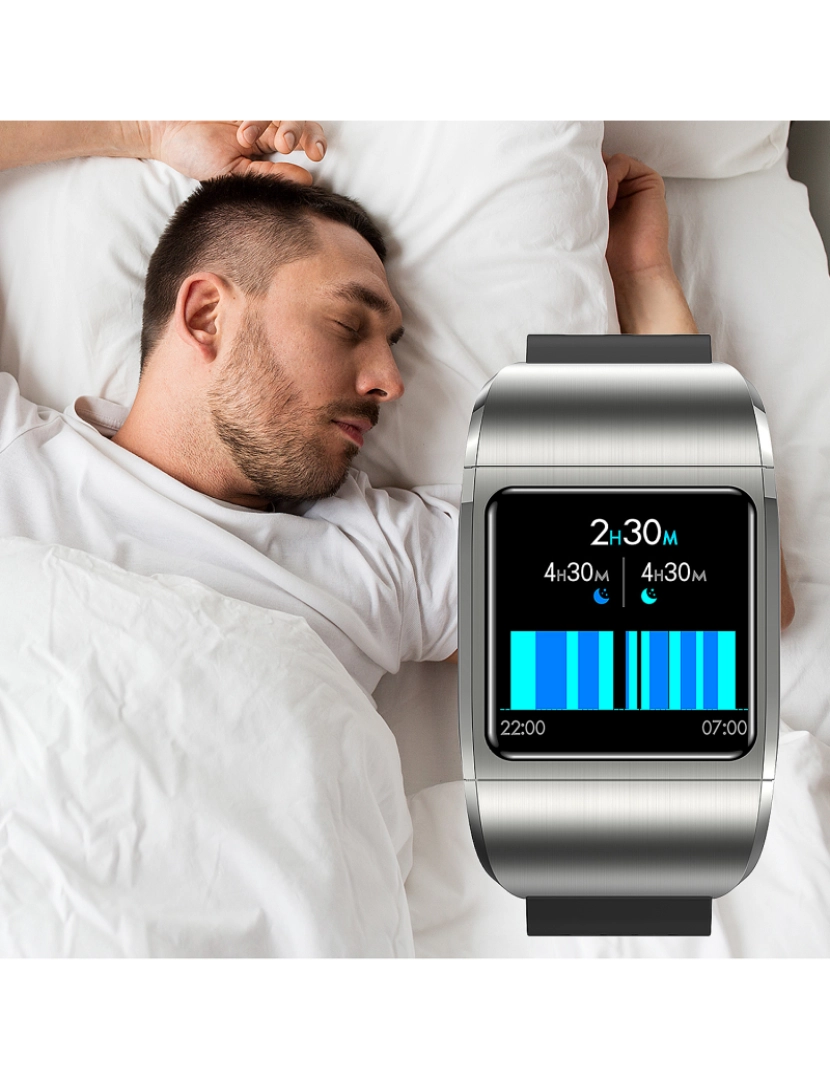 imagem de DAM. Smartwatch G36 Pro com fones de ouvido Bluetooth 5.0 TWS integrados. Monitor de pressão arterial e oxigênio; modo multiesportivo.7