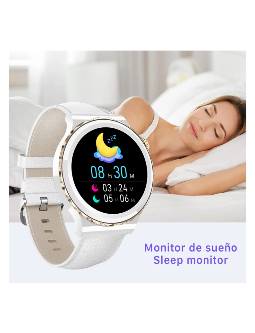 imagem de DAM. Smartwatch E23 com monitor de pressão arterial e O2. 15 modos esportivos, NFC.6