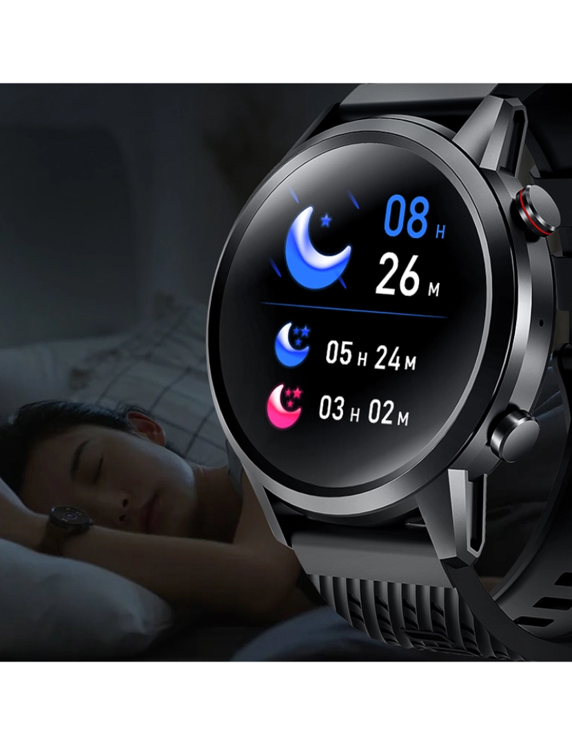imagem de DAM. Smartwatch F32 com 20 modos esportivos. Monitor cardíaco, pressão arterial e oxigênio.6