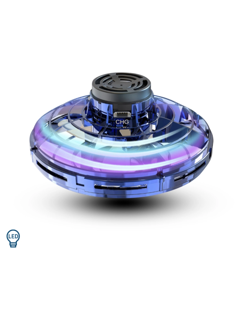 DAM - DAM. Spinner voador com luzes LED.