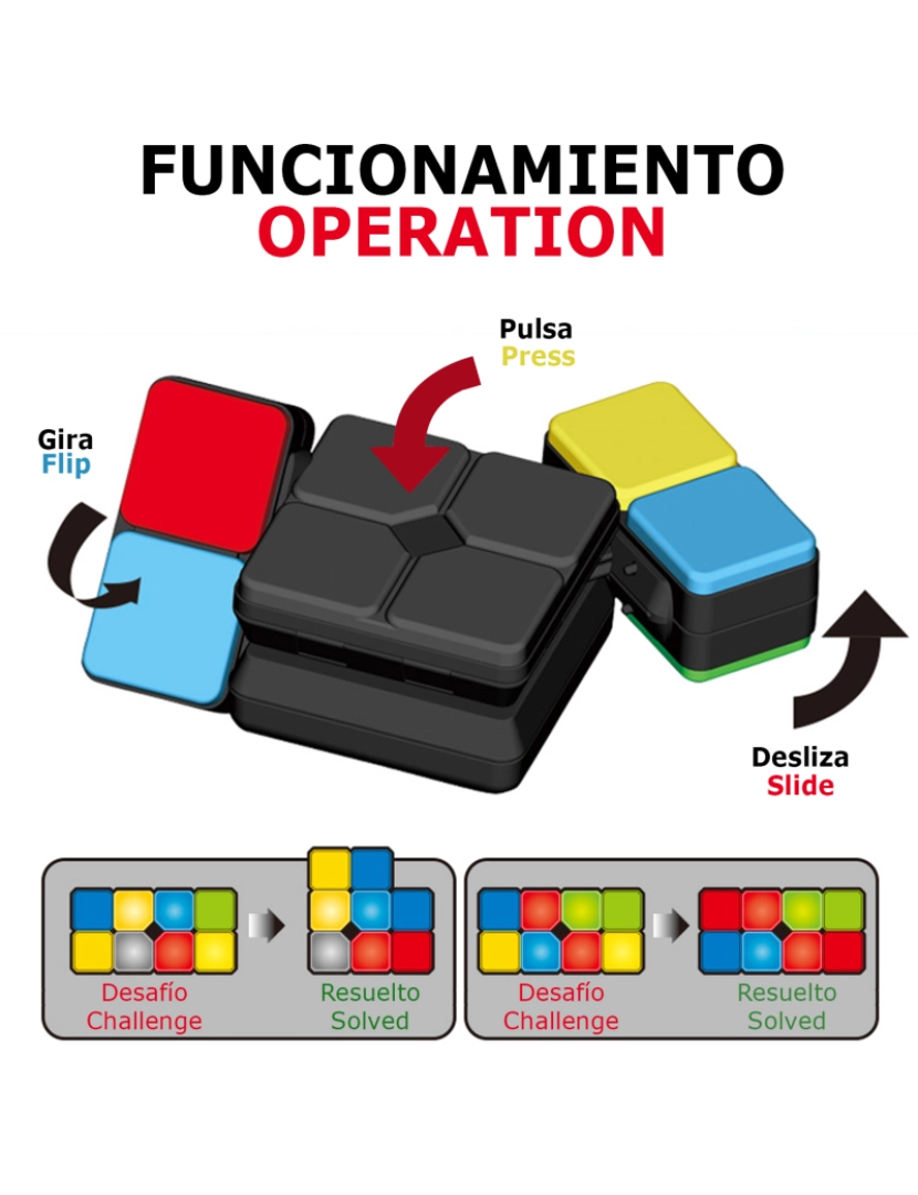 imagem de DAM. Brain Training jogo interativo de coordenação e inteligência. Com luzes e música, vários modos, incluindo multiplayer.3