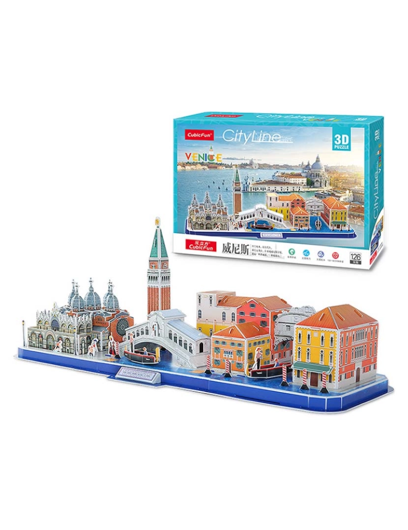 DAM - Puzzle 3D City Line Venecia