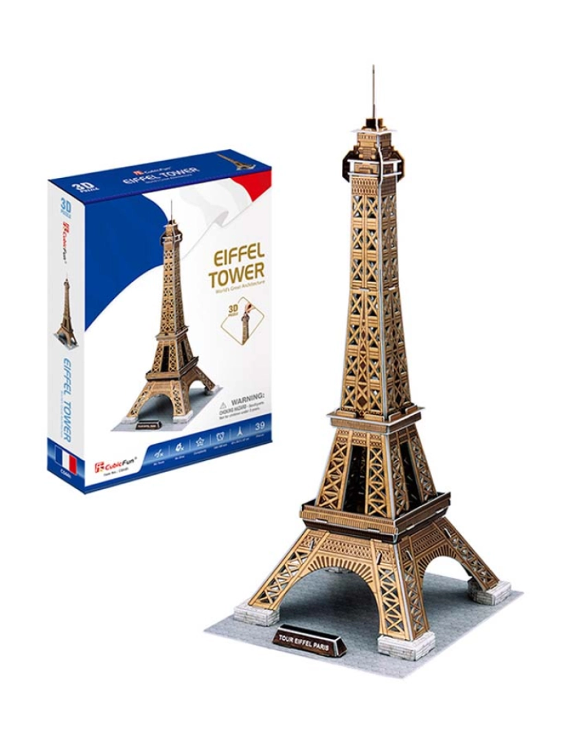 DAM - Puzzle 3D Torre Eiffel Grande