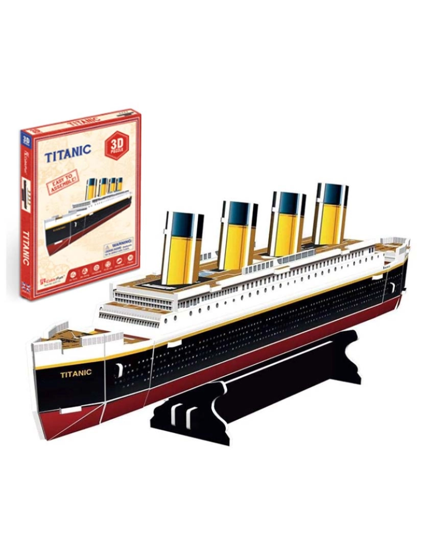 DAM - Quebra-cabeça 3D Titanic Multicor