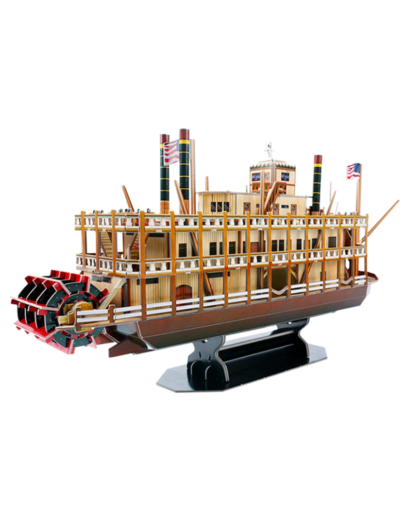 imagem de DAM. Quebra-cabeça 3D MISSISSIPPI STEAM BOAT2