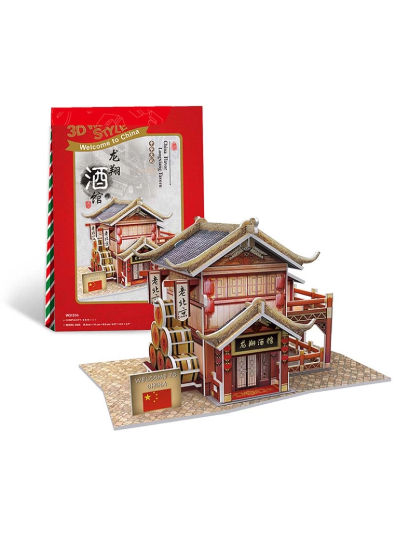 DAM - Puzzle 3D World Style China Oriental Taberna Del Dragón Tradicional