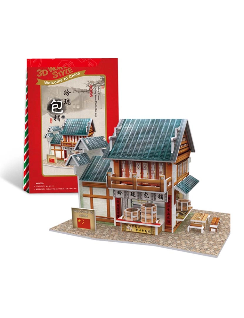 DAM - Puzzle 3D World Style China Oriental Tenda Linglong Tradicional