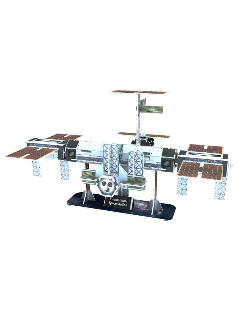 imagem de DAM. Quebra-cabeça Estação Espacial Internacional 3D 44 peças. 25,1x20,9x13,6cm.1