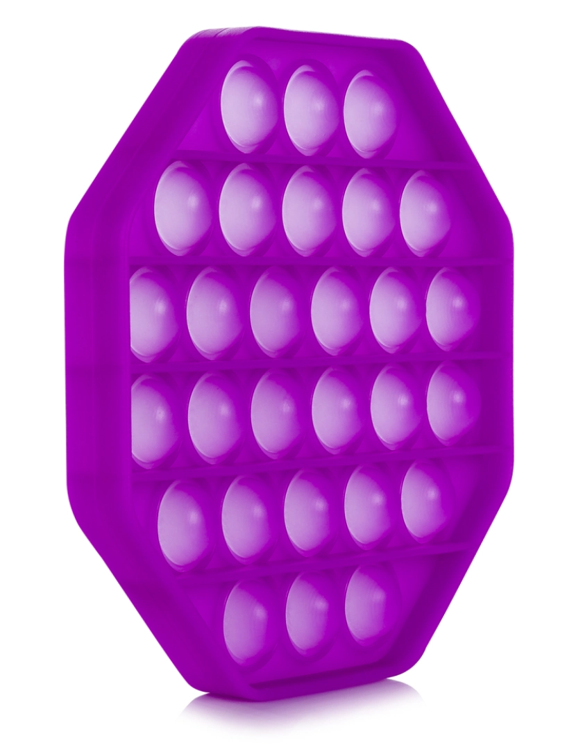 imagem de DAM. Bubble Pop It brinquedo sensorial desestressante, bolhas de silicone para apertar e apertar. Desenho octogonal.2
