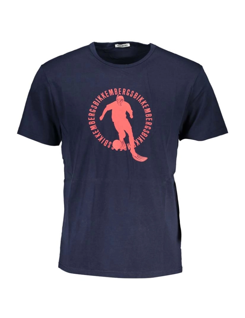 Bikkembergs - T-Shirt Homem Azul