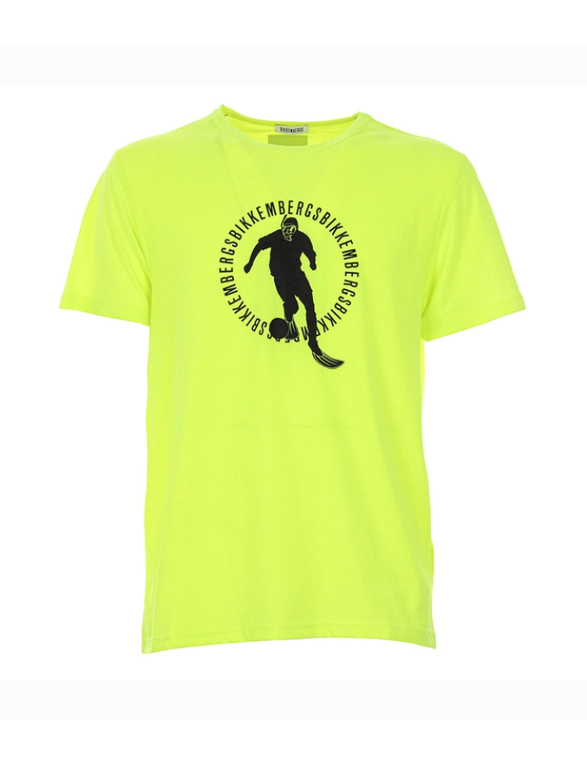 Bikkembergs - T-Shirt Pupino Homem Amarelo