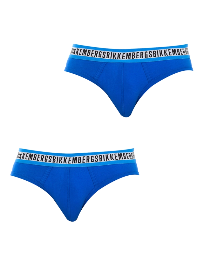 Bikkembergs underwear - Pack-2 Cuecas Fashion Tape anatômico frontal masculino