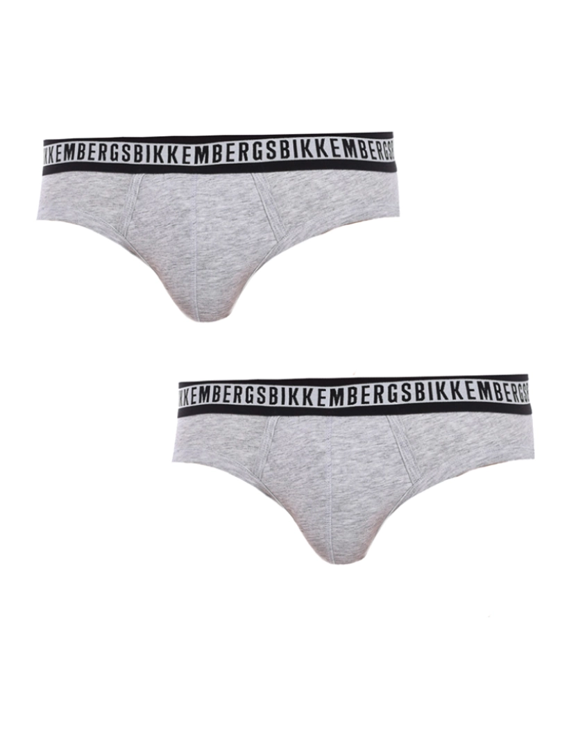 Bikkembergs underwear - Pack-2 Cuecas Fashion Tape anatômico frontal masculino