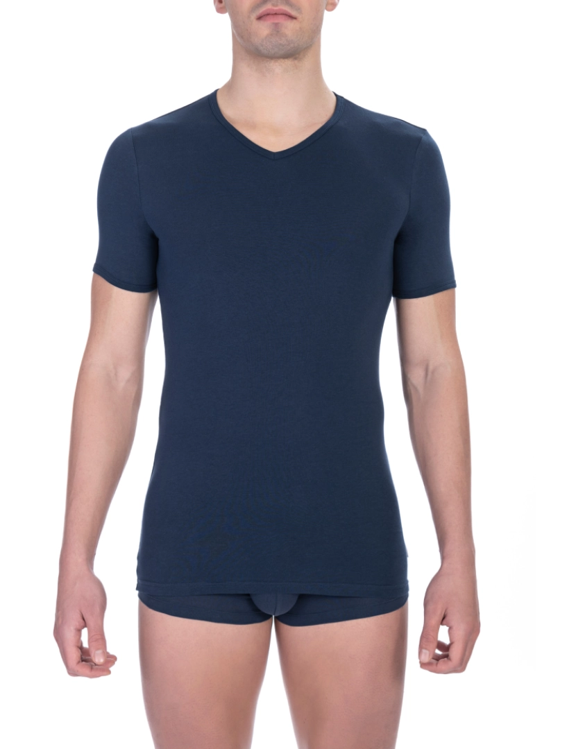 Bikkembergs - Pack 2 T-shirts essenciais Homem Azul marinho 