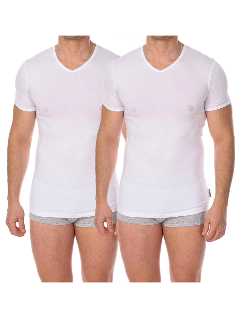 Bikkembergs underwear - Pack-2 T-Shirts essenciais de manga curta masculina