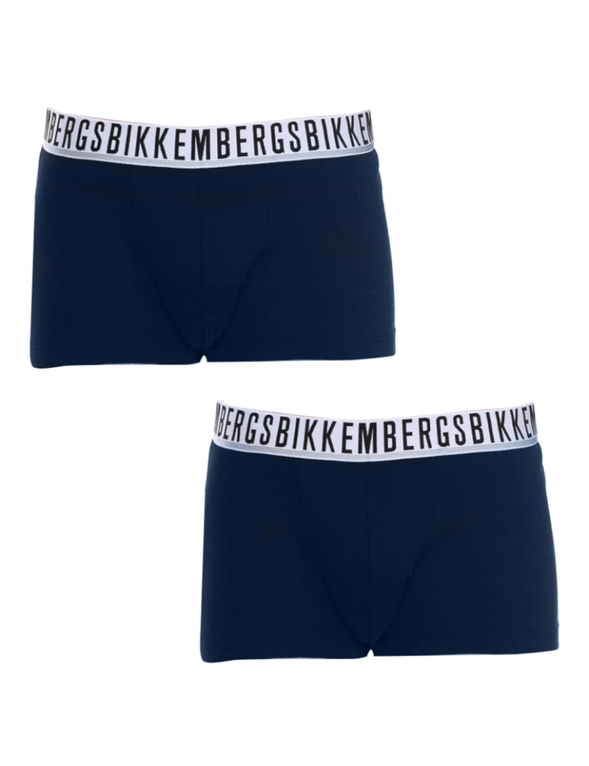 Bikkembergs - Pack-2 Boxer Essencial Homem Azul marinho 
