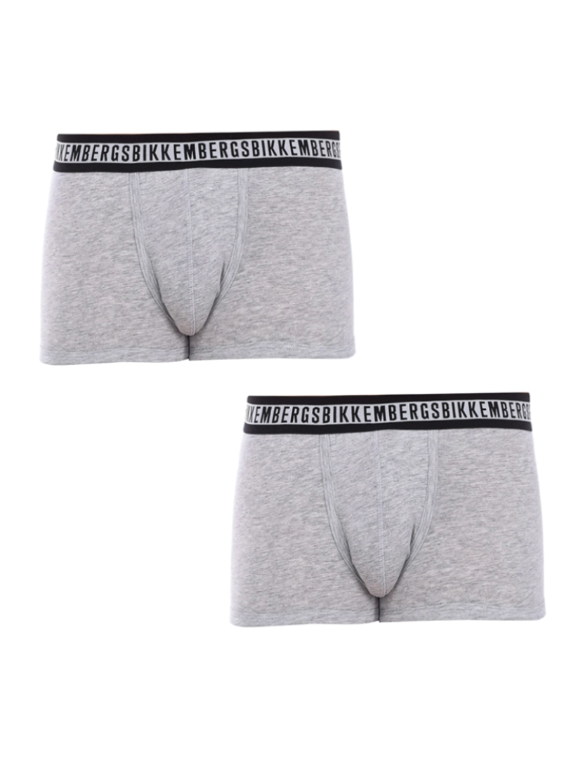 Bikkembergs underwear - Pack-2 Boxers Fashion Tape anatômico frontal homem