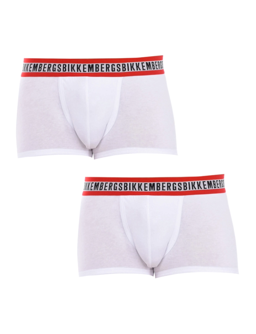 Bikkembergs underwear - Pack-2 Boxers Fashion Tape anatômico frontal homem