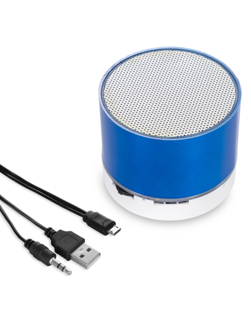 imagem de DAM. Altifalante compacto Viancos 3W Bluetooth 3.0, com luz led, mãos-livres e rádio FM.4