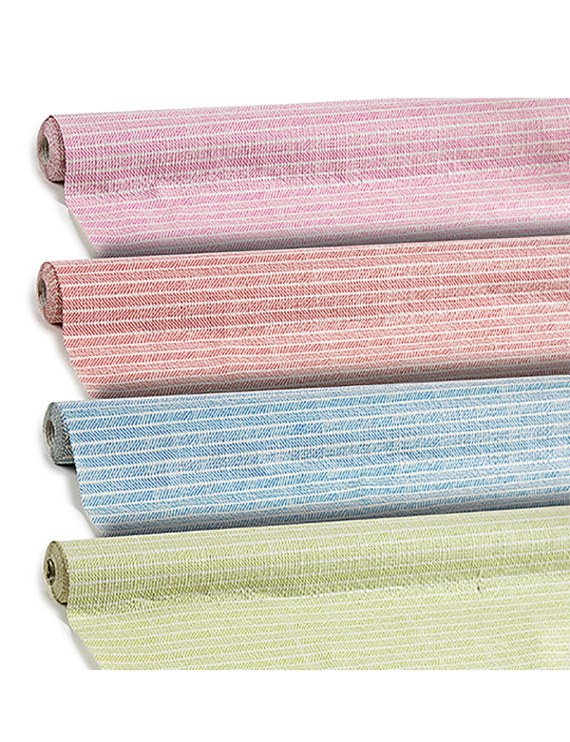 DAM - DAM. Conjunto de 4 rolos de toalha de papel 1x18x5 metros. Sortimento 4 cores.