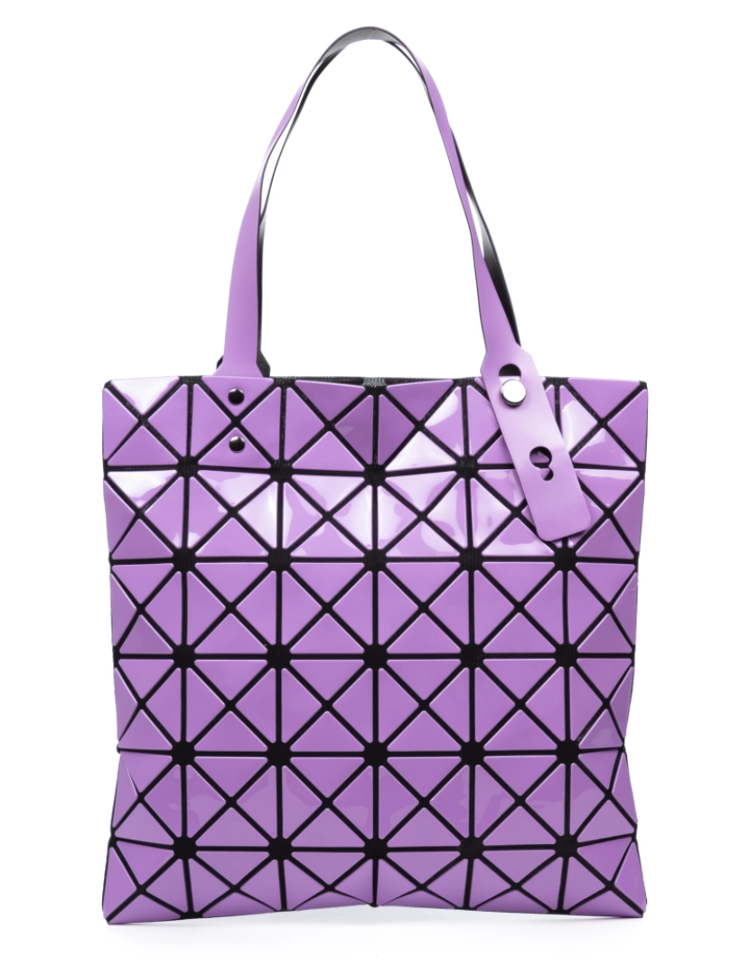 Iria Quintana - Iria Quintana. Bolsa tiracolo Zerbo com desenho geométrico, em PVC.
