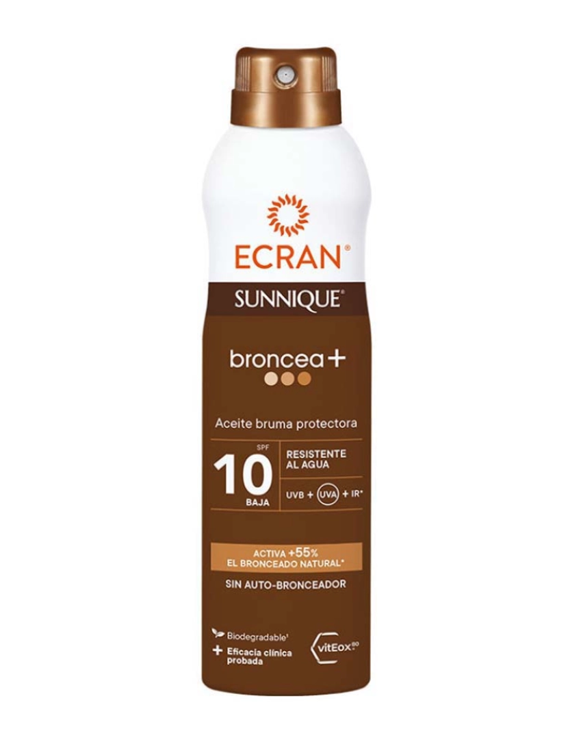 Ecran - Sunnique Broncea+ Mist Oil Spf10 250 Ml