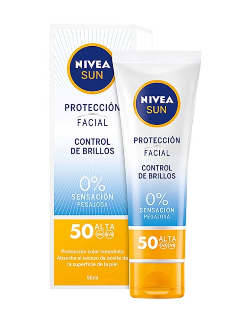NIVEA - Nivea Sun Facial Controlo de Brilhos Spf50 50 Ml