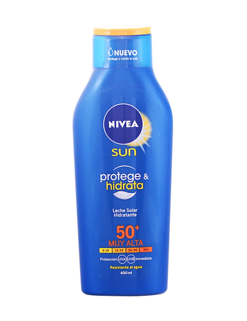 NIVEA - Protetor Solar Sun Protege&Hidrata Leite Spf50+ 400 Ml