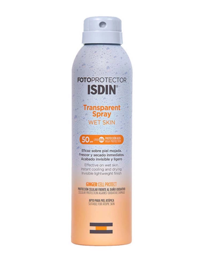 Isdin - ISDIN Protetor Solar Transparente Spray Pele Molhada Spf 50 250ml