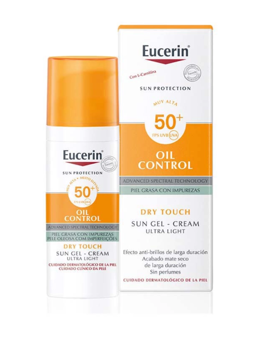 Eucerin - Protetor Solar Oil Control Dry Touch Spf50+ 50 Ml