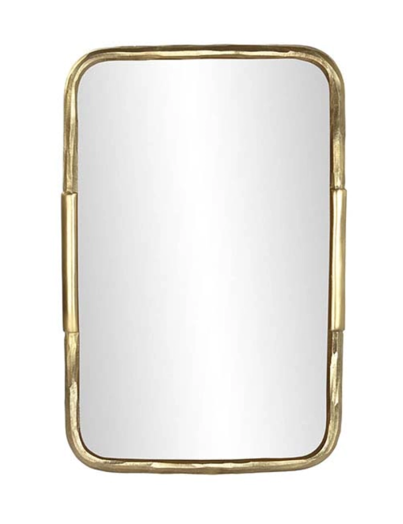 It - Espelho Alumínio Vidro Dourado 