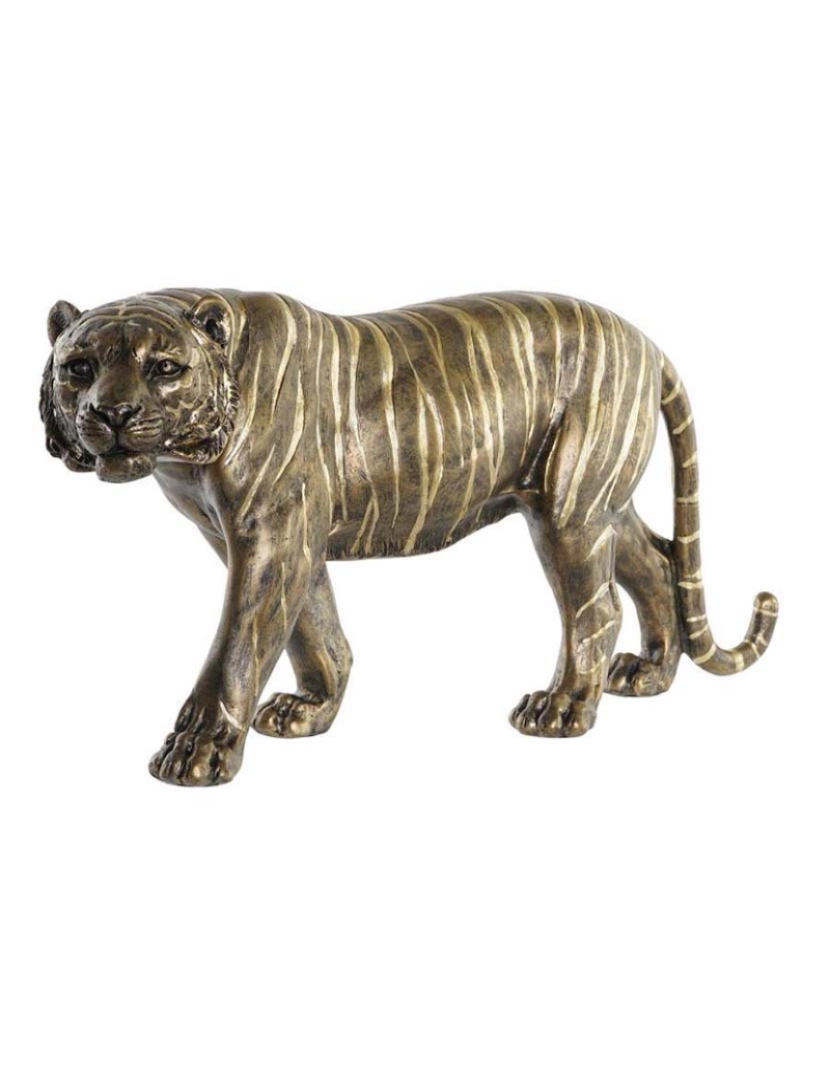 It - Figura Resina Tigre Dourado 