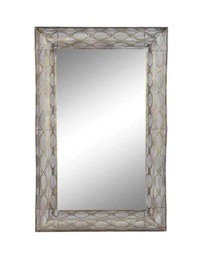It - Espelho Metal Vidro Parede Dourado       