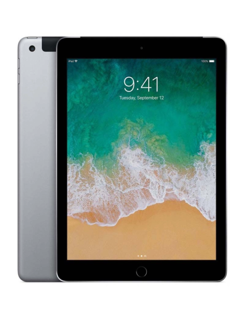 Apple - Apple iPad 9.7 (2017) 128GB WiFi Cinza Grau A