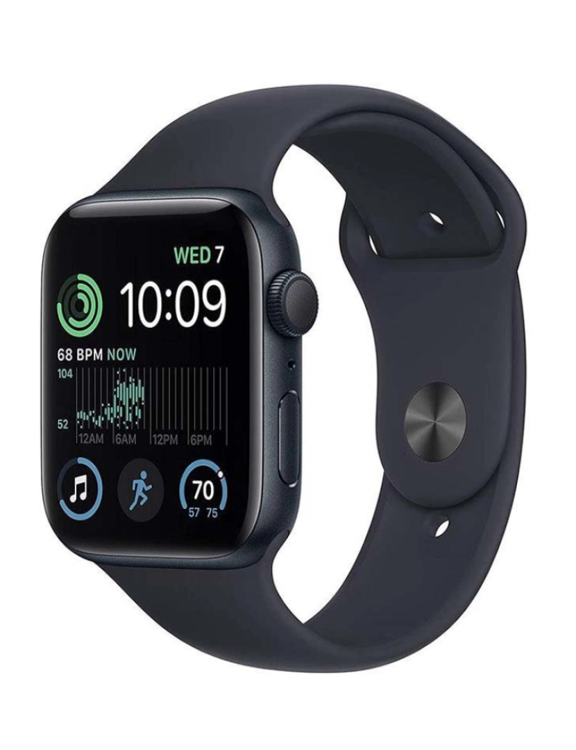 Apple - Apple Watch SE 2022 44mm GPS Aluminum Case Preto