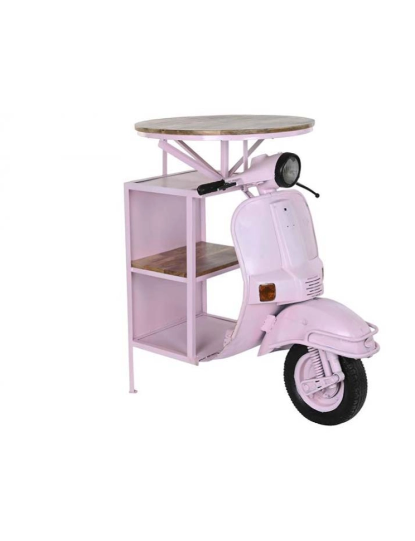 It - Mesa Ferro Mango Scooter Rosa Velho 