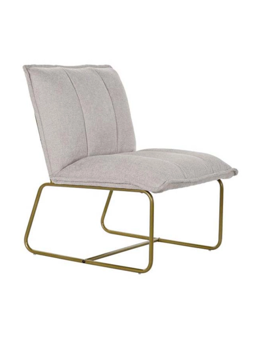 It - Cadeira Poliéster Metal Bege 