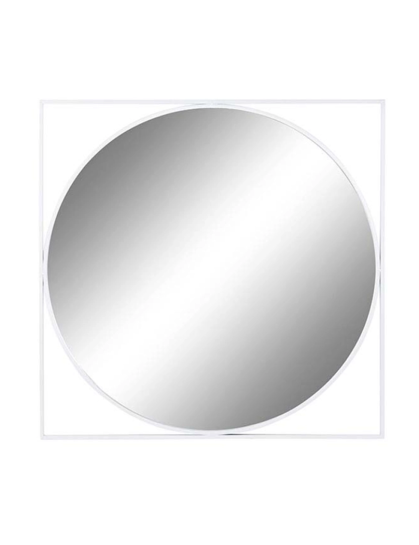 It - Espelho Ferro Vidro Branco 