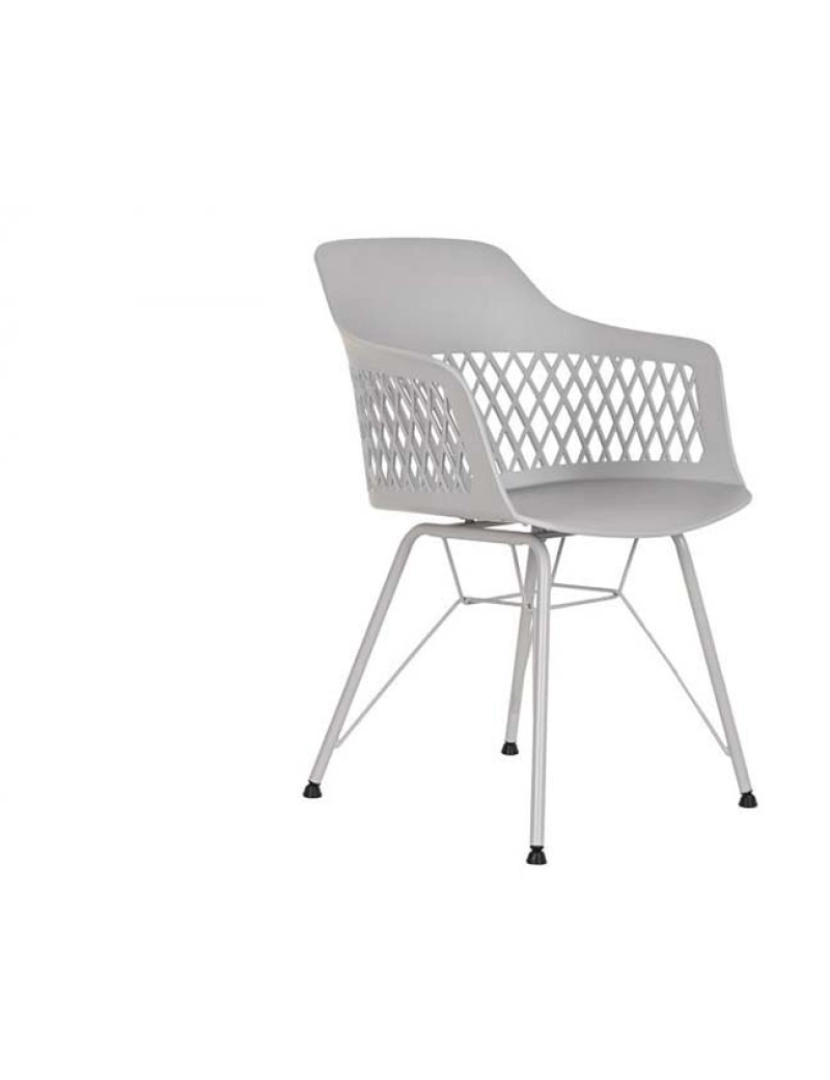 It - Cadeira Pp Metal Cinza Claro 