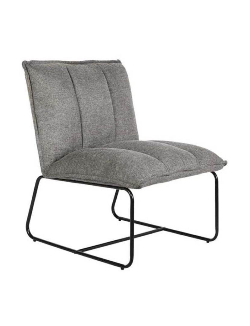 It - Cadeira Poliéster Metal Cinza 