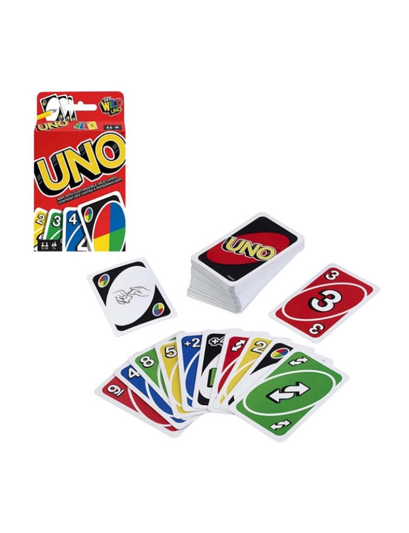 Mattel - JOGO UNO CARTAS W2087/M8341/BGY49