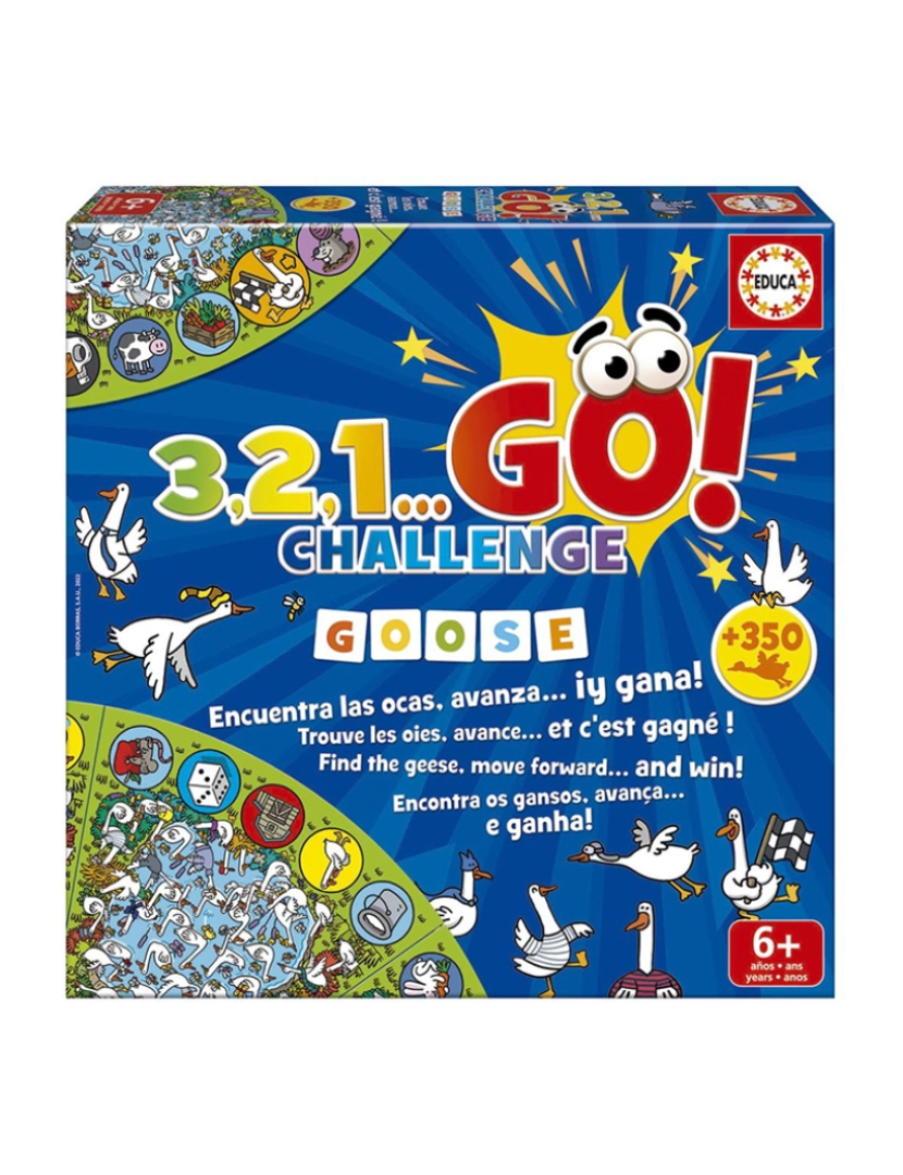 Educa - 3, 2, 1 GO CHALLENGE - JOGO DO GANSO 19420