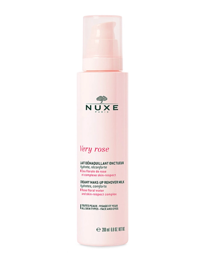 Nuxe - Leite Desmaquilhante Suave Very Rose 200Ml