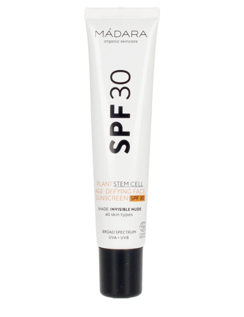 imagem de Plant Stem Cell Age-defying Face Sunscreen Spf30 Mádara Organic Skincare 40 ml1