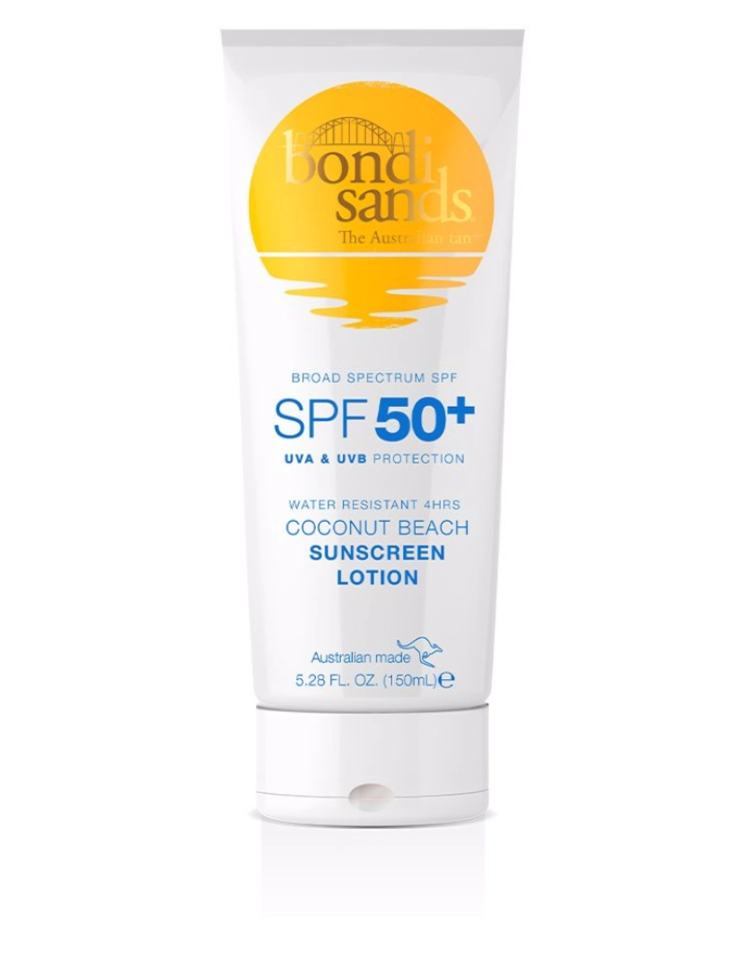 imagem de Spf50+ Water Resistant 4hrs Coconut Beach Sunscreen Lotion Bondi Sands 150 ml1